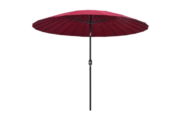 Aurinkovarjo alumiinitanko 270 cm viininpunainen - Punainen - Puutarhakalusteet - Aurinkosuojat - Aurinkovarjot