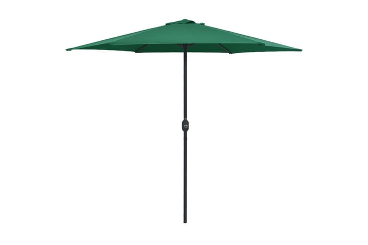 Aurinkovarjo alumiinitanko 270x246 cm vihreä - Vihreä - Puutarhakalusteet - Aurinkosuojat - Aurinkovarjo