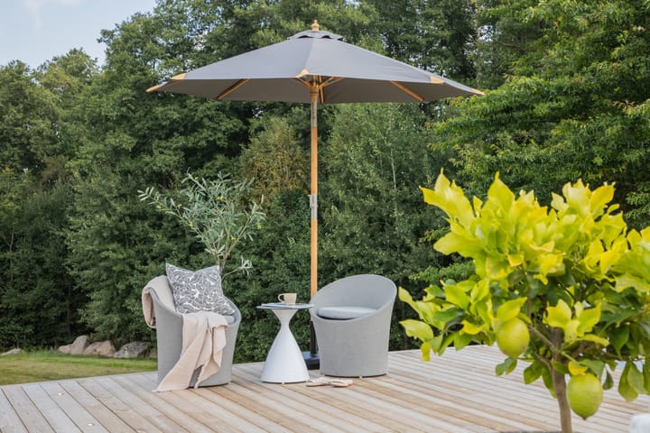 Aurinkovarjo Cerox 270 cm - Harmaa - Puutarhakalusteet - Aurinkosuojat - Aurinkovarjot