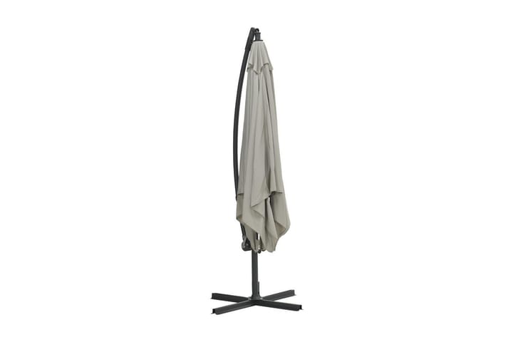Aurinkovarjo Corfu 250x250 cm Musta/Hiekka - Garden Impressions - Puutarhakalusteet - Aurinkosuoja - Aurinkovarjo