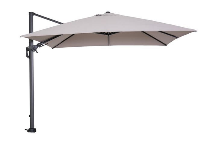 Aurinkovarjo Hawaii 300x300 cm Musta/ Hiekka - Garden Impressions - Puutarhakalusteet - Aurinkosuojat - Aurinkovarjot