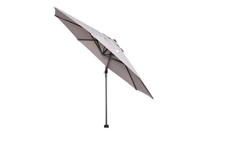 Aurinkovarjo Hawaii 350 cm Musta/Hiekka - Garden Impressions - Puutarhakalusteet - Aurinkosuojat - Aurinkovarjot