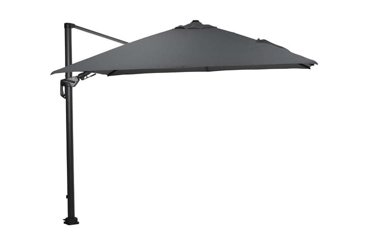 Aurinkovarjo Hawaii Deluxe 300x300 cm Musta/Tummanharmaa - Garden Impressions - Puutarhakalusteet - Aurinkosuojat - Aurinkovarjot