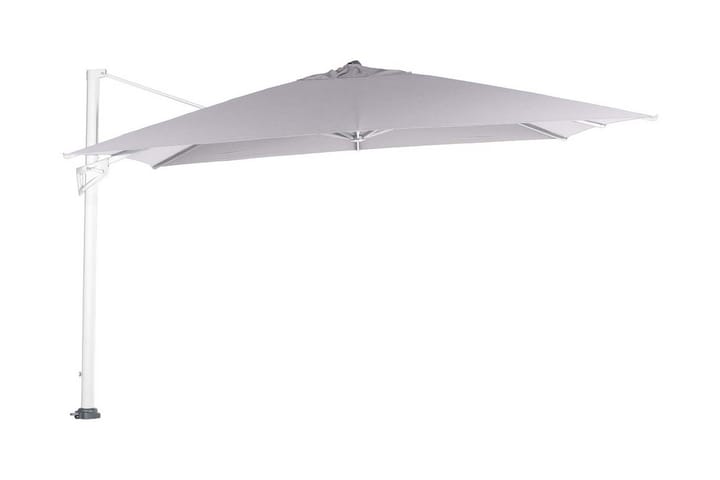 Aurinkovarjo Hawaii King Pole 400x400 cm Valkoinen/Hiekka