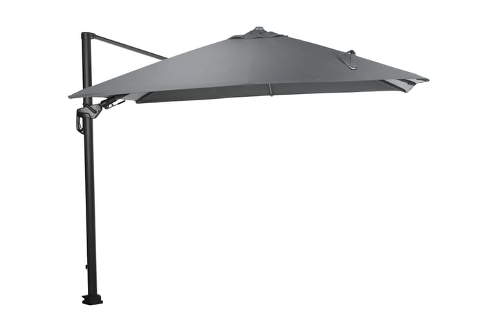 Aurinkovarjo Hawaii Lumen 300x300 cm Musta/Tummanharmaa - Garden Impressions - Puutarhakalusteet - Aurinkosuojat - Aurinkovarjot