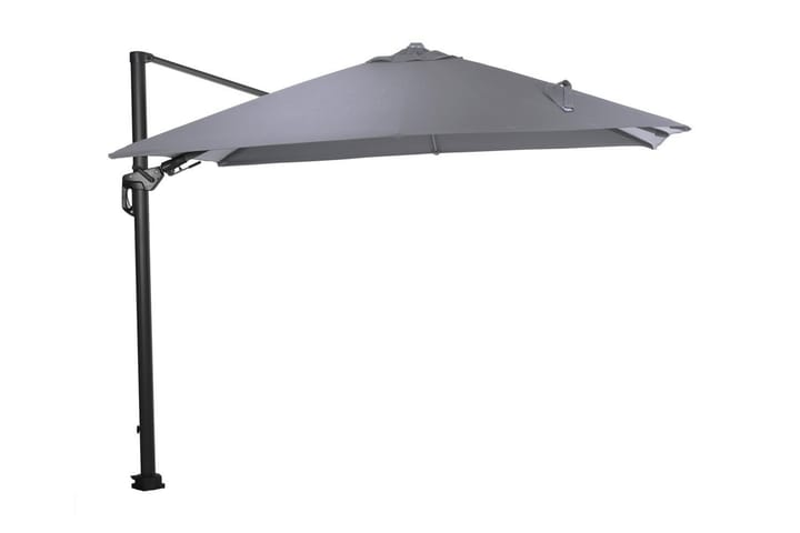 Aurinkovarjo Hawaii Lumen 300x300 cm Musta/Vaaleanharmaa - Garden Impressions - Puutarhakalusteet - Aurinkosuojat - Aurinkovarjot