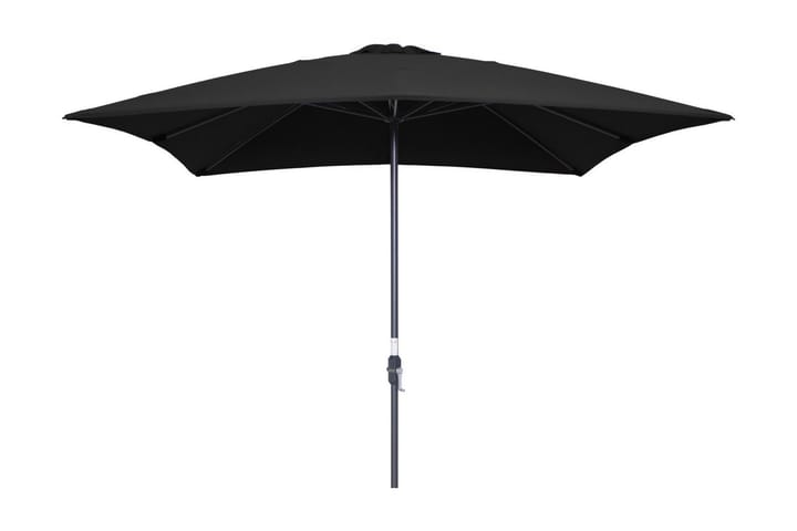 Aurinkovarjo Lotus 250x250 cm Musta - Garden Impressions - Puutarhakalusteet - Aurinkosuojat - Aurinkovarjo