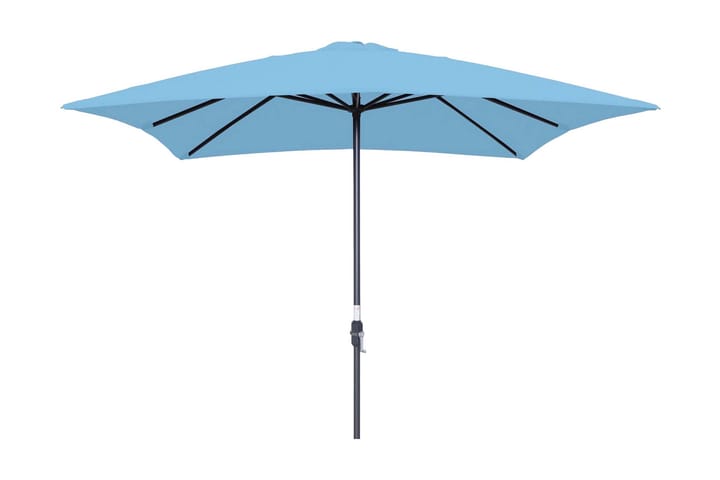 Aurinkovarjo Lotus 250x250 cm Musta/Sininen - Garden Impressions - Puutarhakalusteet - Aurinkosuojat - Aurinkovarjot