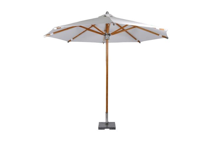 Aurinkovarjo Lyon 300 cm Olefin Luonnonvalkoinen - Fritab - Puutarhakalusteet - Aurinkosuojat - Aurinkovarjo