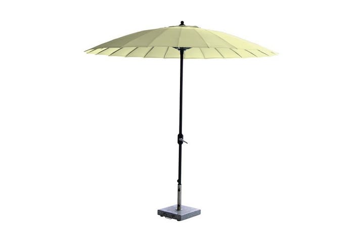 Aurinkovarjo Manilla 250 cm Musta/Kellanharmaa - Garden Impressions - Puutarhakalusteet - Aurinkosuojat - Aurinkovarjot
