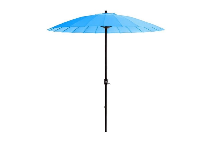 Aurinkovarjo Manilla 250 cm Musta/Sininen - Garden Impressions - Puutarhakalusteet - Aurinkosuojat - Aurinkovarjot