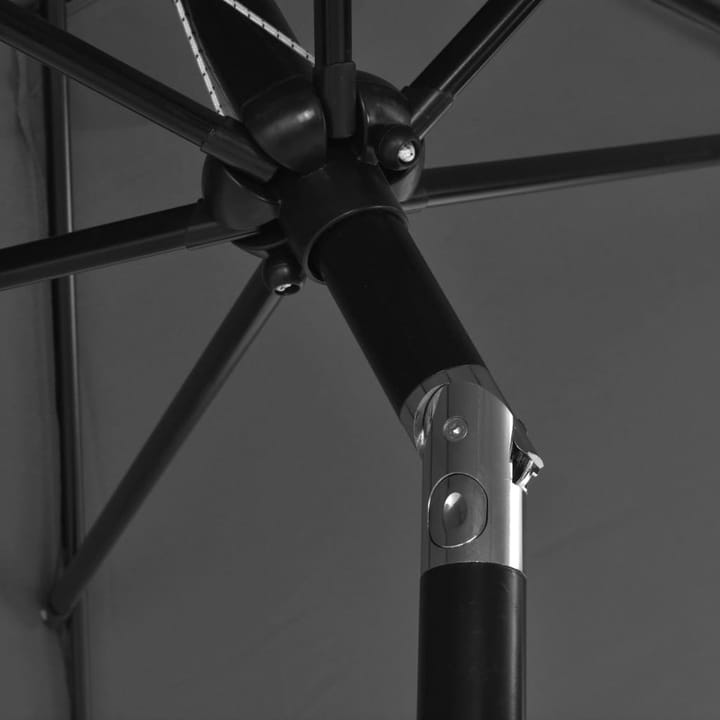 Aurinkovarjo metallirunko 300 cm antrasiitti - Antrasiitti - Puutarhakalusteet - Aurinkosuojat - Aurinkovarjot