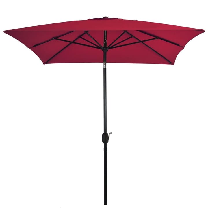 Aurinkovarjo metallirunko 300x200 cm viininpunainen - Punainen - Puutarhakalusteet - Aurinkosuojat - Aurinkovarjot