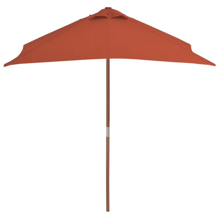 Aurinkovarjo puurunko 150x200 cm terrakotta - Oranssi - Puutarhakalusteet - Aurinkosuojat - Markiisit