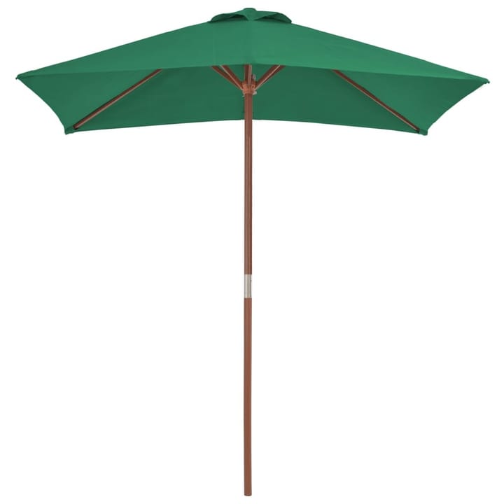 Aurinkovarjo puurunko 150x200 cm vihreä - Vihreä - Puutarhakalusteet - Aurinkosuoja - Aurinkovarjo