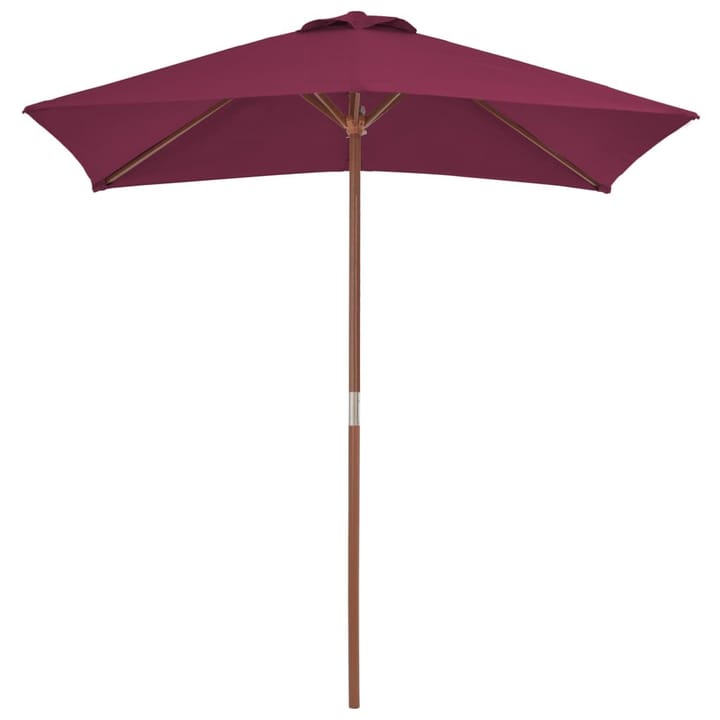 Aurinkovarjo puurunko 150x200 cm viininpunainen - Punainen - Puutarhakalusteet - Aurinkosuoja - Aurinkovarjo