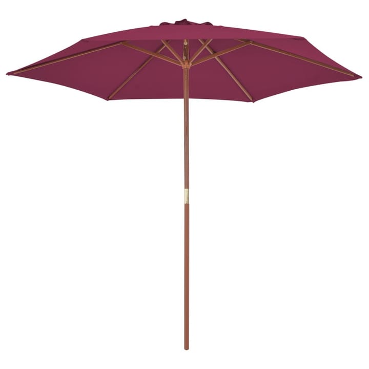 Aurinkovarjo puurunko 270 cm viininpunainen - Punainen - Puutarhakalusteet - Aurinkosuojat - Aurinkovarjot