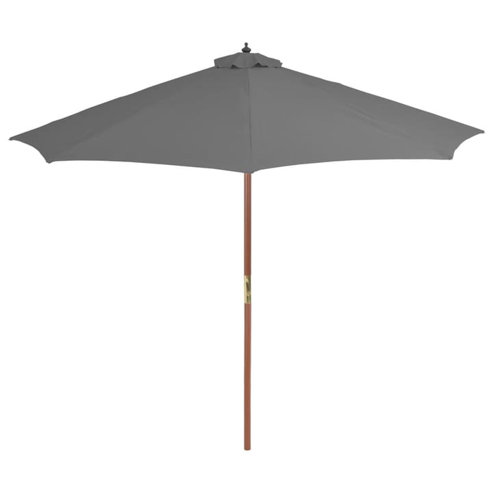 Aurinkovarjo puurunko 300 cm antrasiitti - Antrasiitti - Puutarhakalusteet - Aurinkosuojat - Aurinkovarjo