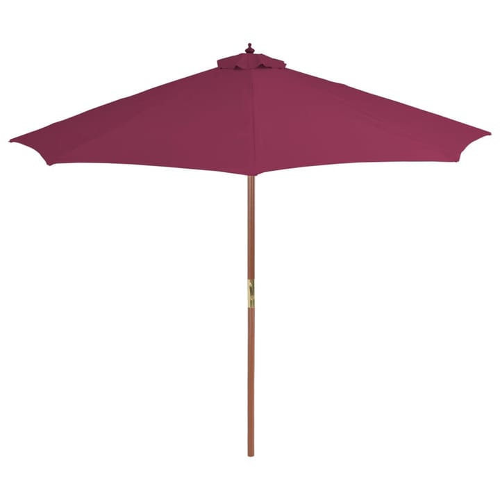 Aurinkovarjo puurunko 300 cm viininpunainen - Punainen - Puutarhakalusteet - Aurinkosuoja - Aurinkovarjo
