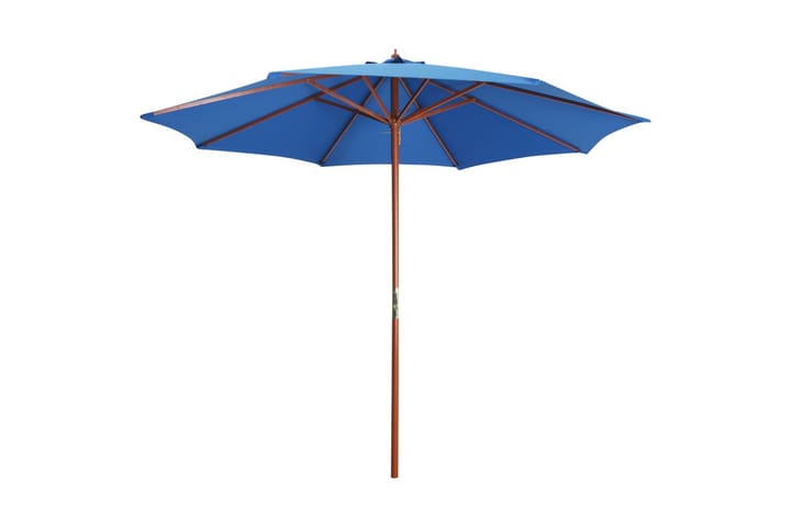 Aurinkovarjo puurunko 300x258 cm sininen - Sininen - Puutarhakalusteet - Aurinkosuojat - Aurinkovarjot