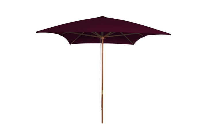 Aurinkovarjo puurunko viininpunainen 200x300 cm - Puutarhakalusteet - Aurinkosuojat - Aurinkovarjot