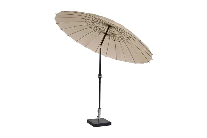 Aurinkovarjo Shanghai 270 cm - Beige - Puutarhakalusteet - Aurinkosuoja - Aurinkovarjo