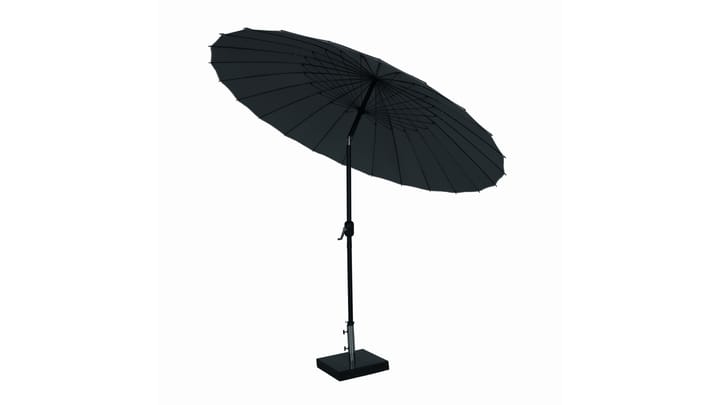 Aurinkovarjo Shanghai 270 cm - Musta - Puutarhakalusteet - Aurinkosuoja - Aurinkovarjo