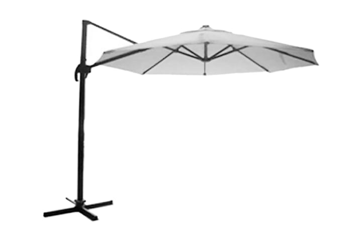Aurinkovarjo Tobago 350 cm - Harmaa - Puutarhakalusteet - Aurinkosuojat - Aurinkovarjot
