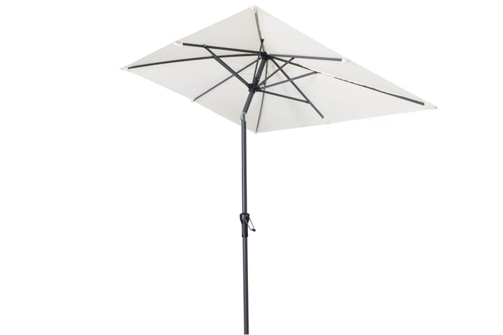 Aurinkovarjo - Valkoinen/Kerma - Puutarhakalusteet - Aurinkosuoja - Aurinkovarjo