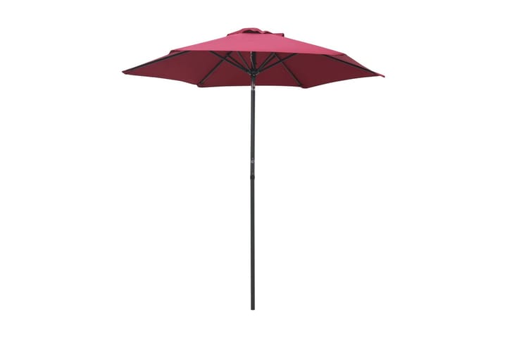 Aurinkovarjo viininpunainen 200x211 cm alumiini - Punainen - Puutarhakalusteet - Aurinkosuojat - Aurinkovarjot