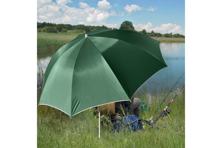 HI Kalastussateenvarjo vihreä UV30 200 cm - Puutarhakalusteet - Aurinkosuojat - Aurinkovarjo