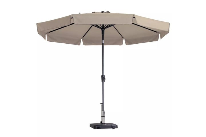 Madison Päivänvarjo Flores 300 cm pyöreä ecru - Beige - Puutarhakalusteet - Aurinkosuoja - Aurinkovarjo