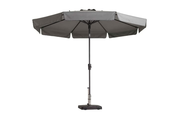 Madison Päivänvarjo Flores 300 cm pyöreä vaaleanharmaa - Harmaa - Puutarhakalusteet - Aurinkosuoja - Aurinkovarjo