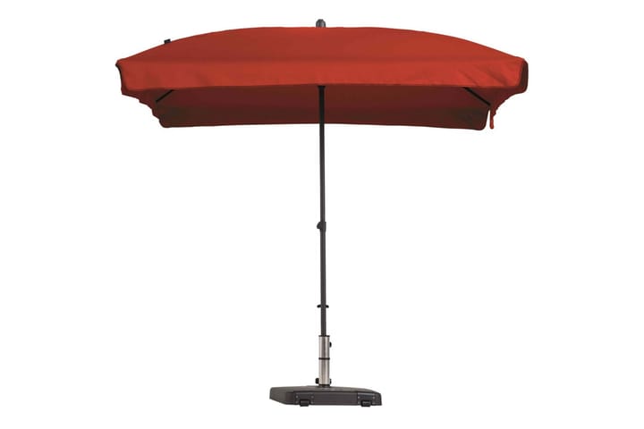 Madison Päivänvarjo Patmos suorakaide 210x140cm - Punainen - Puutarhakalusteet - Aurinkosuoja - Aurinkovarjo