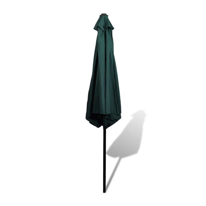Päivänvarjo terästangolla 3 m vihreä - Vihreä - Puutarhakalusteet - Aurinkosuojat - Aurinkovarjo