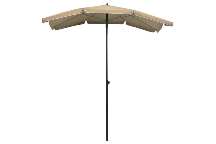 Puutarhan Aurinkovarjo tangolla 200x130 cm harmaanruskea - Taupe - Puutarhakalusteet - Aurinkosuoja - Aurinkovarjo