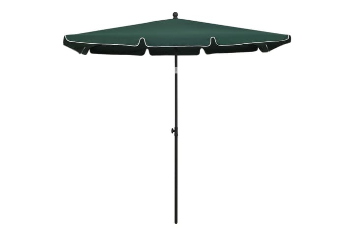 Puutarhan aurinkovarjo tangolla 210x140 cm vihreä - Vihreä - Puutarhakalusteet - Aurinkosuojat - Aurinkovarjot