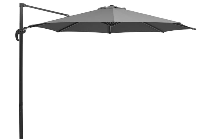 Rhodos Junior Aurinkovarjo 300 cm - Antrasiitti - Puutarhakalusteet - Aurinkosuoja - Aurinkovarjo