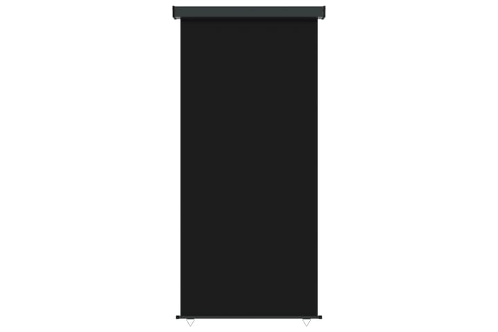 Parvekkeen sivumarkiisi 117x250 cm musta - Musta - Puutarhakalusteet - Aurinkosuojat - Markiisit