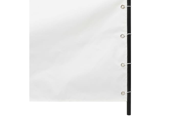 Pystymarkiisi Oxford-kangas 140x240 cm valkoinen - Valkoinen - Puutarhakalusteet - Aurinkosuojat - Markiisit