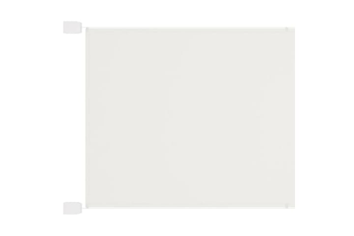Pystymarkiisi valkoinen 140x360 cm Oxford kangas - Valkoinen - Puutarhakalusteet - Aurinkosuojat - Markiisi