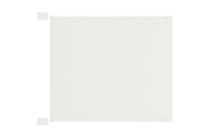 Pystymarkiisi valkoinen 250x420 cm Oxford kangas - Valkoinen - Puutarhakalusteet - Aurinkosuoja - Markiisi