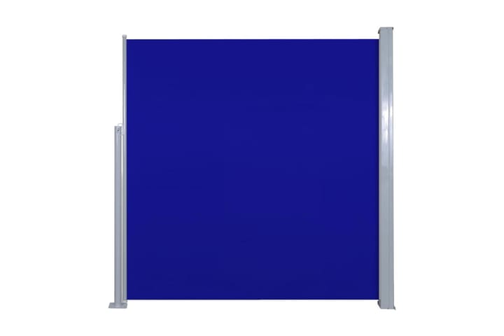 Sisäänvedettävä sivumarkiisi 140 x 300 cm sininen - Sininen - Puutarhakalusteet - Aurinkosuojat - Markiisit