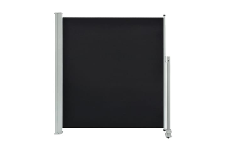 Sisäänvedettävä terassin sivumarkiisi 140 x 300 cm musta - Musta - Puutarhakalusteet - Aurinkosuojat - Markiisi