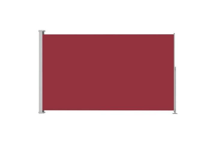 Sisäänvedettävä terassin sivumarkiisi 180x300 cm punainen - Punainen - Puutarhakalusteet - Aurinkosuoja - Markiisi