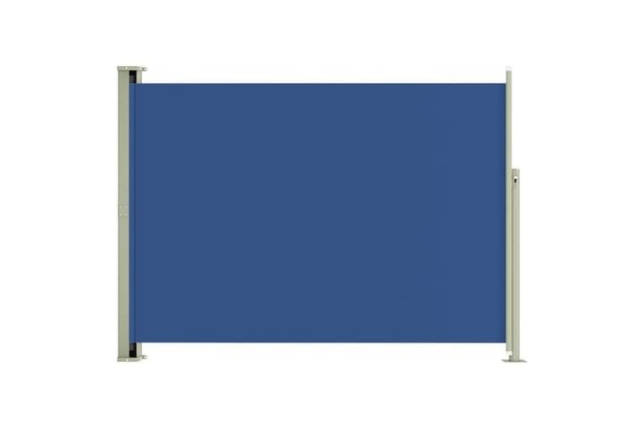 Sisäänvedettävä terassin sivumarkiisi 220x300 cm sininen - Sininen - Puutarhakalusteet - Aurinkosuoja - Markiisi