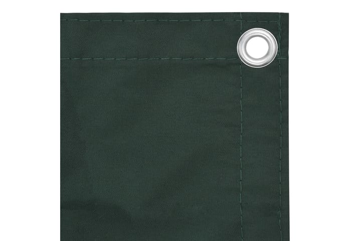 Parvekkeen suoja tummanvihreä 75x600 cm Oxford kangas - Vihreä - Puutarhakalusteet - Aurinkosuojat - Parvekesuojat