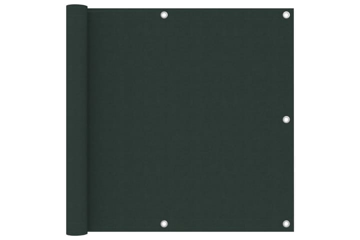 Parvekkeen suoja tummanvihreä 90x600 cm Oxford kangas - Vihreä - Puutarhakalusteet - Aurinkosuojat - Parvekesuojat