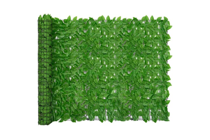 Parvekkeen suoja vihreillä lehdillä 300x150 cm - Puutarhakalusteet - Aurinkosuojat - Parvekesuojat