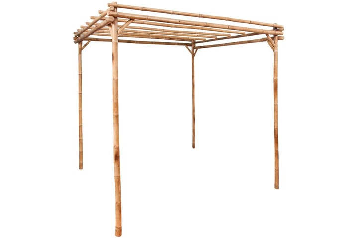 Pergola bambu 170x170x220 cm - Ruskea - Piha & ulkoaltaat - Grillaus - Grillitarvikkeet - Grilliteltta